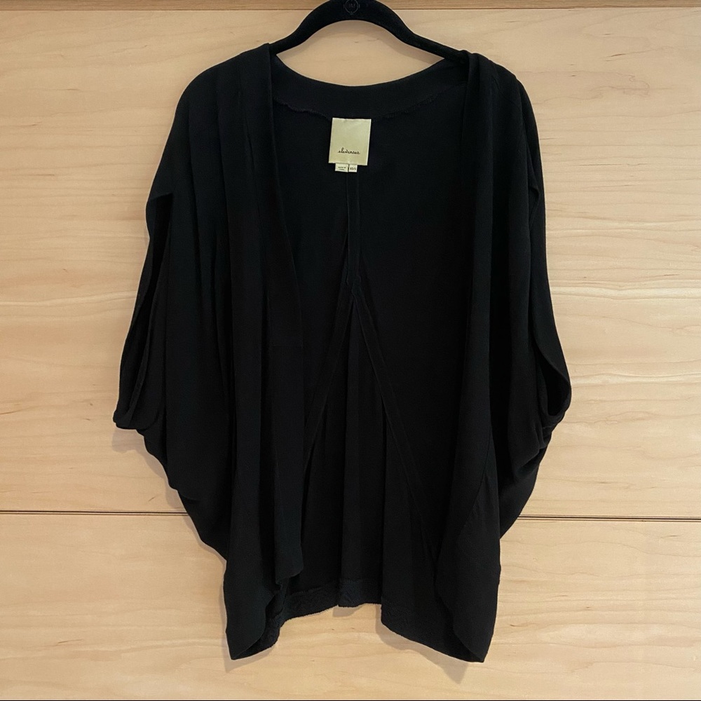 Black short sleeved Shrug
